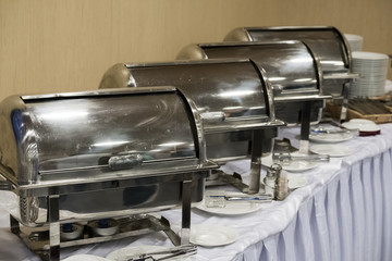 Catering food at a hotel hall