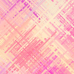 Pastel glitch background, distortion effect, abstract texture, random trend color diagonal lines for design concepts, posters, wallpapers, presentations and prints. Vector illustration.
