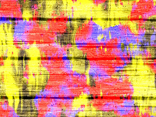 Abstract colored wooden background - digitally generated image