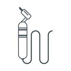 Tooth tools icon. Dental medical and health care theme. Isolated design. Vector illustration