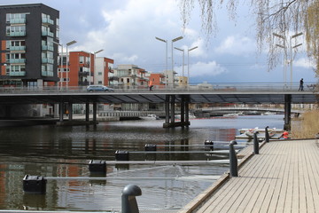 Fluss in Stockholm