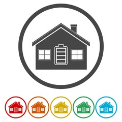 Renewable energy recycling symbol