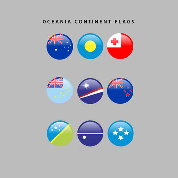 Oceania flags