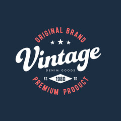 Vintage Original Blue