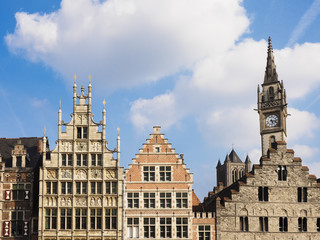Fototapeta na wymiar Architecture in Ghent, Belgium