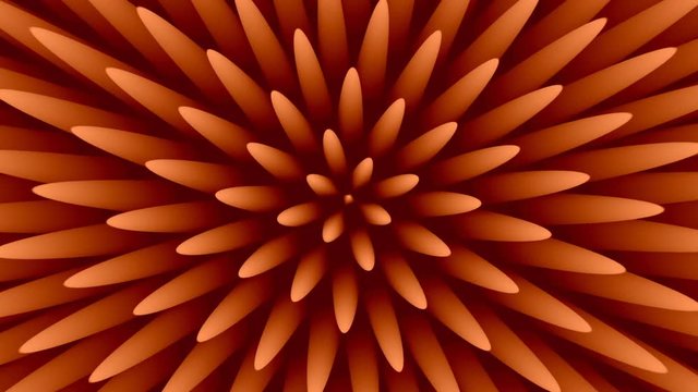 Fondo abstracto de picos o pinchos en movimiento
