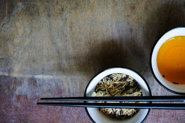 Tea and chopsticks set