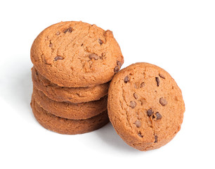 Oatmeal cookies with chocolate
