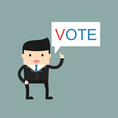 Voting concept picture