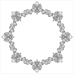 Elegant Vector Ornament in the Style of Barogue