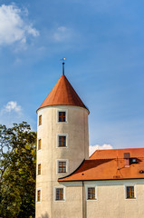 Fototapeta na wymiar Freudenstein Castle in Freiberg