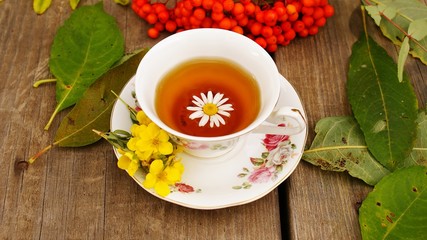 Чашка травяного чая