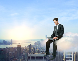 Cloud computing concept