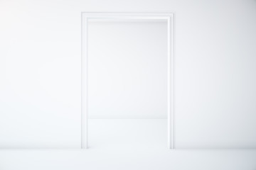 Minimalistic white interior