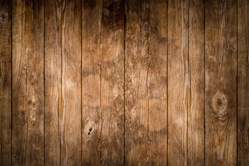 Rustic wood planks background - 121864672