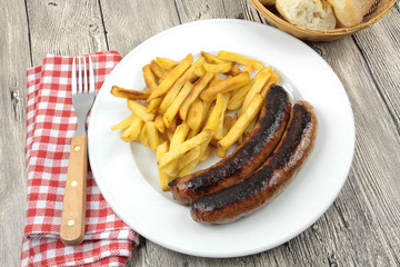 saucisses et frites 26092016