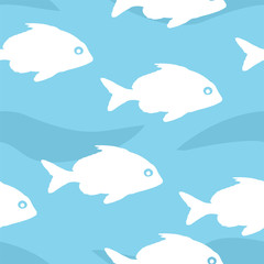 fishes seamless background