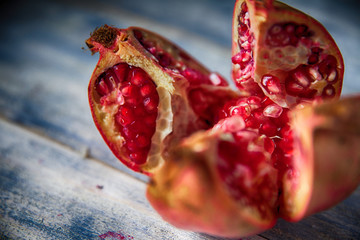 Ripe pomegranate