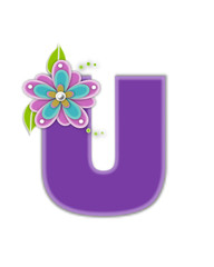 Alphabet Living Lilac U