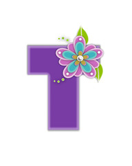 Alphabet Living Lilac T