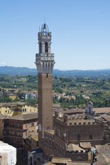 Fototapeta na wymiar Ayuntamiento de Siena, Toscana, Italia