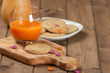 Homebaked Chewable Butter Biscuits With Colored Chocolate Sweets