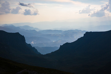 Fototapeta premium Panorama of Romanian Carpathians