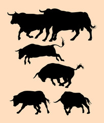 bulls silhouette