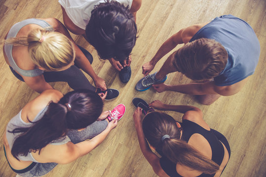 Beautiful sports team