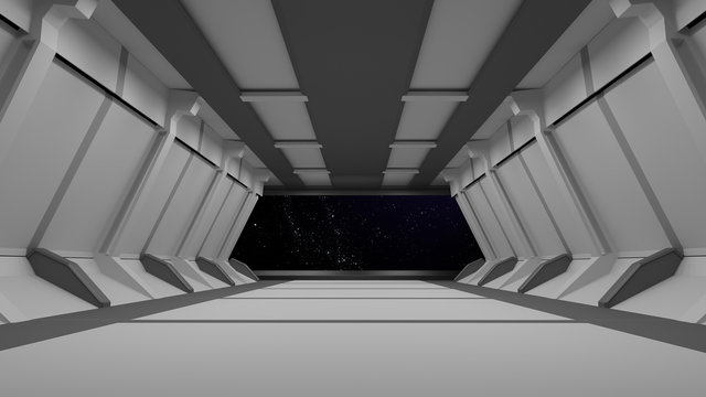 Space environment ready for comp of your characters 3D rendering