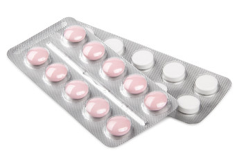 two blister pack of pills