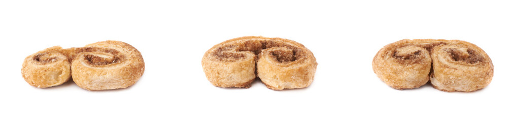 Set of cookies isolated over the white background