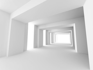 White Interior Background Design Architecture