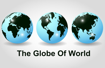 The Globe Of World Shiny Ball