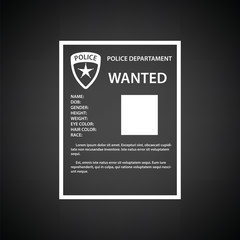 Wanted poster icon