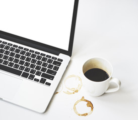 Mockup Copy Space Blank Screen Concept