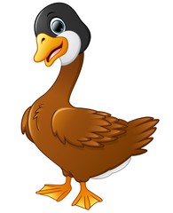 Cute cartoon swans 