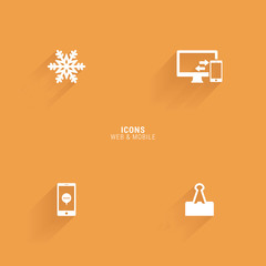 Abstract web icons