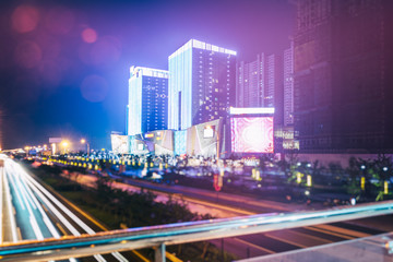 aerial view of guangzhou city,china.