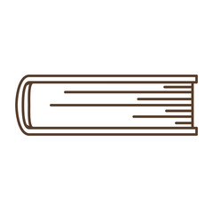 Book icon. literature education and learning theme. Isolated design. Vector illustration