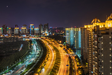 Fototapeta na wymiar aerial view of guangzhou city,china.
