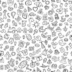 Baby seamless pattern for your design