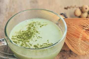 Matcha green tea powder