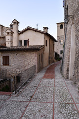 Scheggino (Italy) - A suggestive medieval town with fortress's ruins, in Umbria region