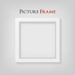 shape-3D Picture Frame Design. Perfect for your presentations. Vector Illustration.