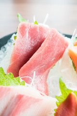 Raw fresh sashimi
