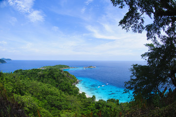Fototapeta na wymiar Tropical beach, Similan Islands, Andaman Sea, Thailand