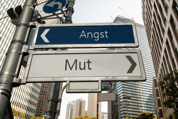 Schild 147 - Mut