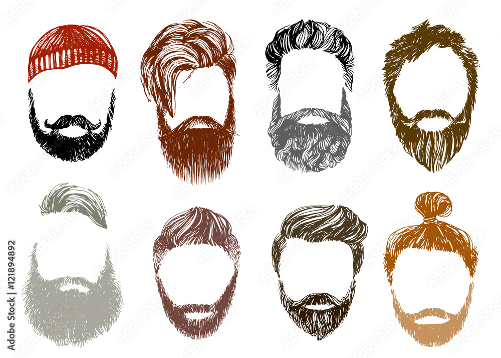 Poster hipster style and fashion vector set