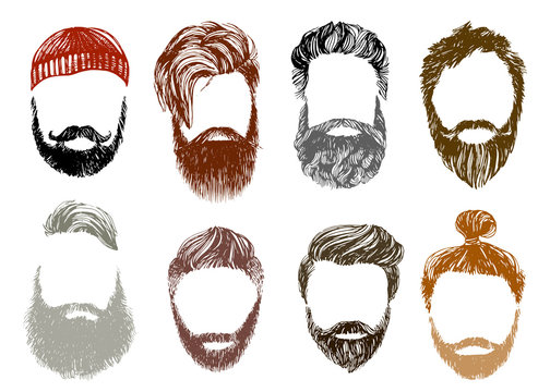hipster style and fashion vector set